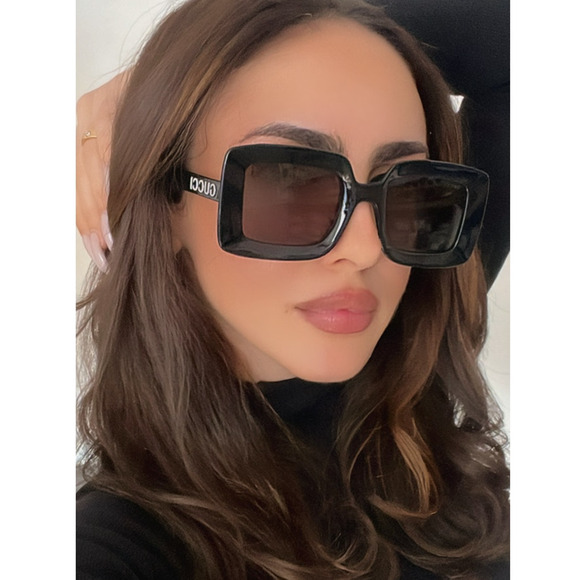 NEW Gucci GG1718S Black Logo Sunglasses main image 6